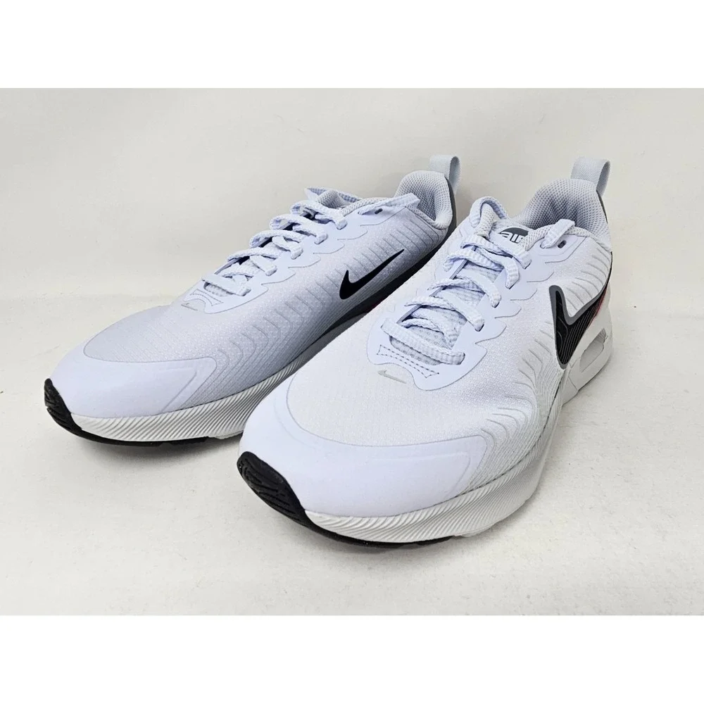 Nike Air Max Nuaxis Running Shoes FD4329-002 Men's Size 8.5M White/Gray/Red EUC!